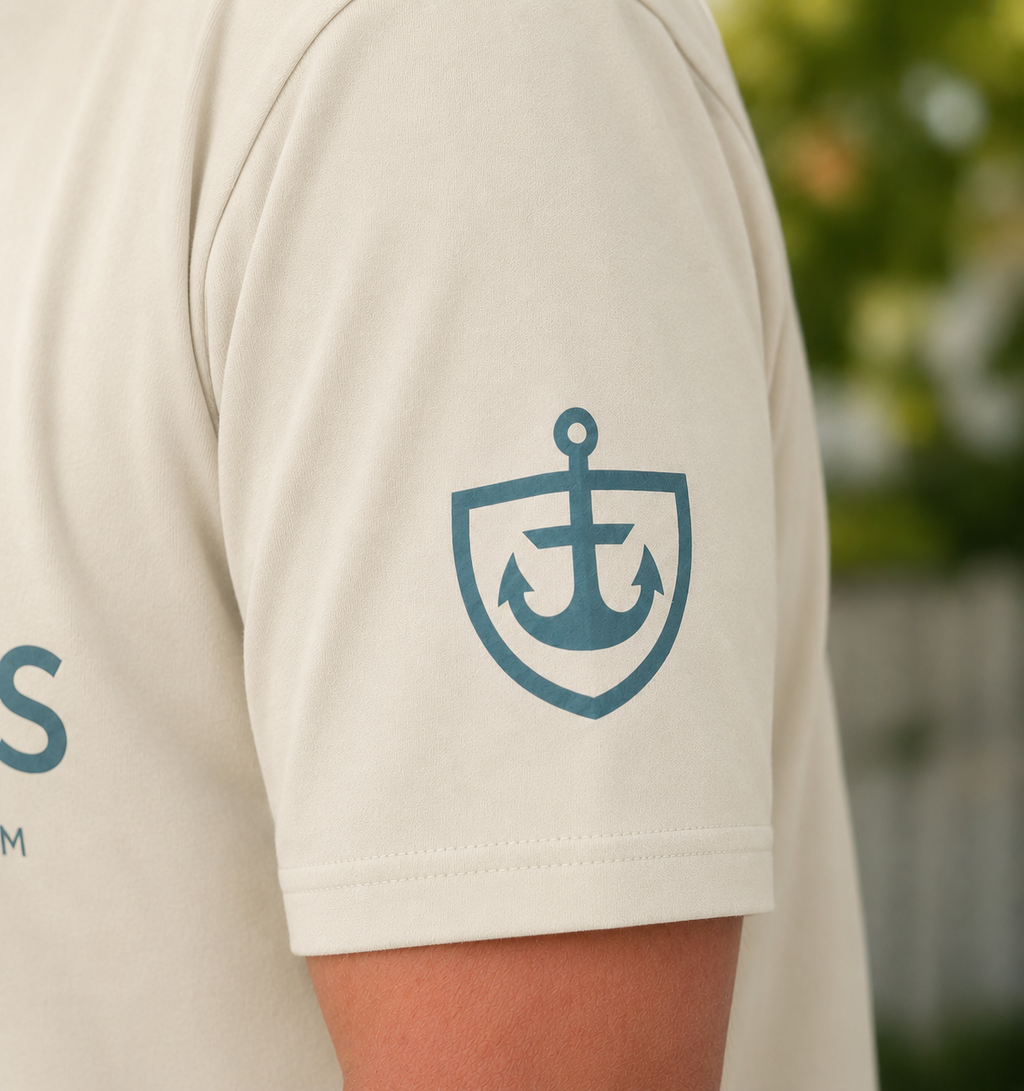 Old Saltys Signature Tee - Sundried Bone
