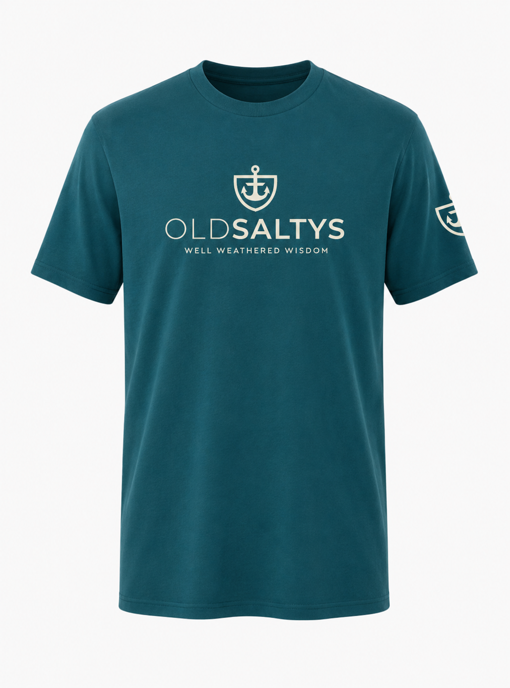 Old Saltys Signature Tee - Tidal Teal