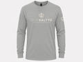 Old Saltys Long Signature Deck Tee — Storm Cloud