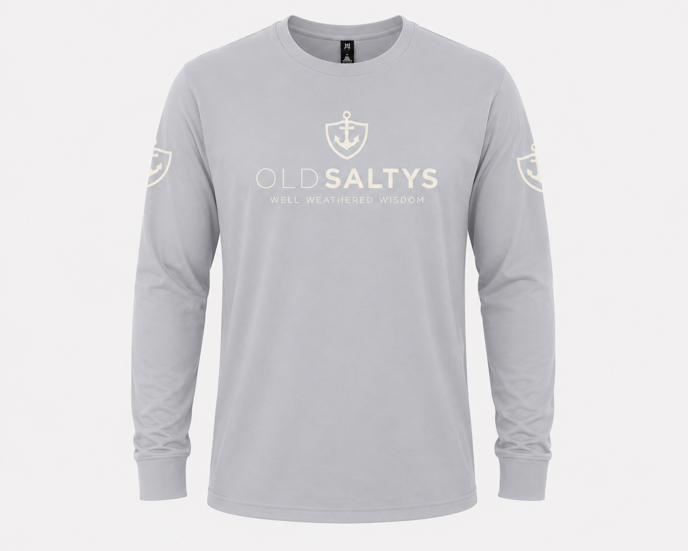Old Saltys Long Signature Deck Tee — Sea Air