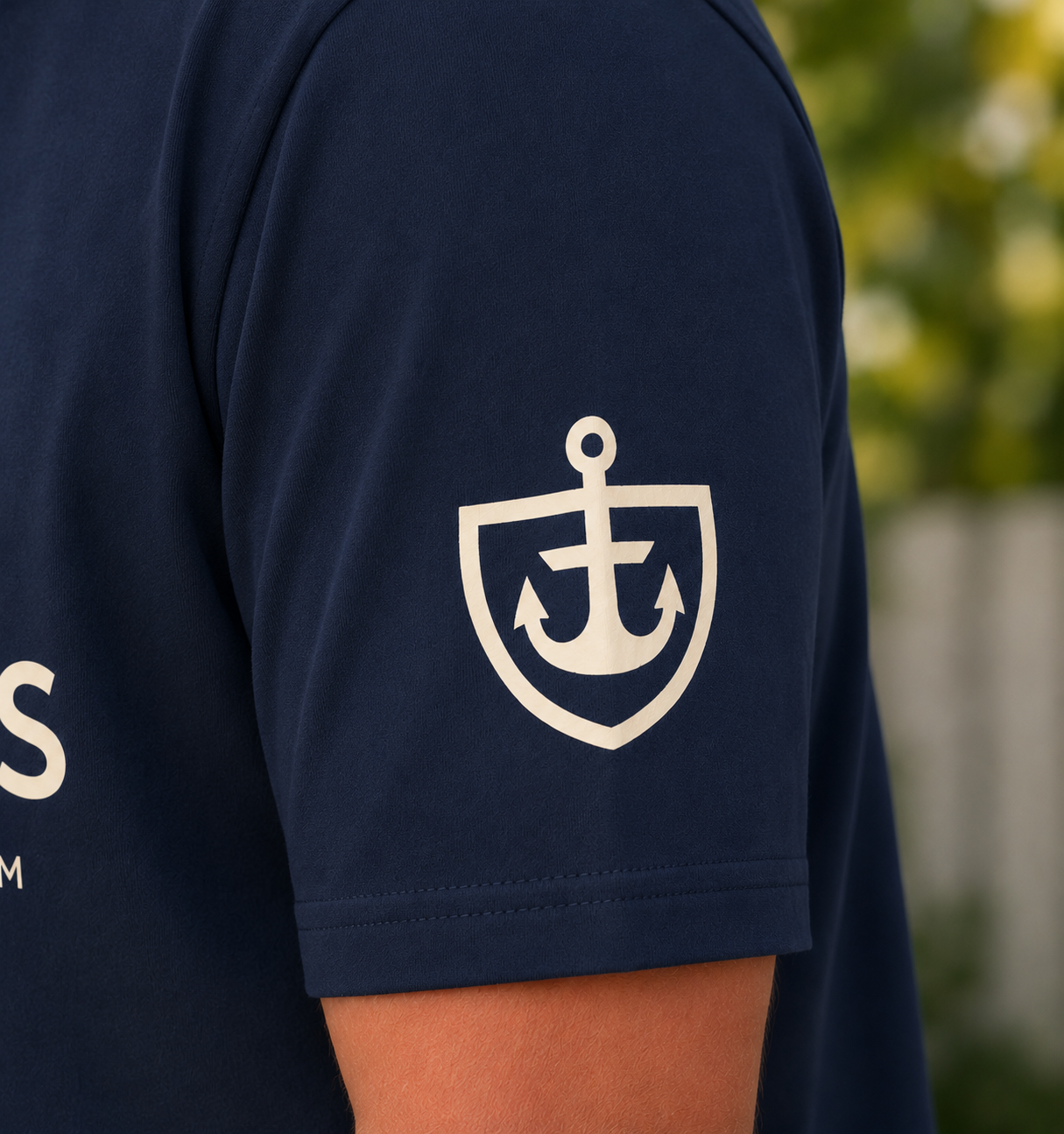 Old Saltys Signature Tee - Bluewater Navy