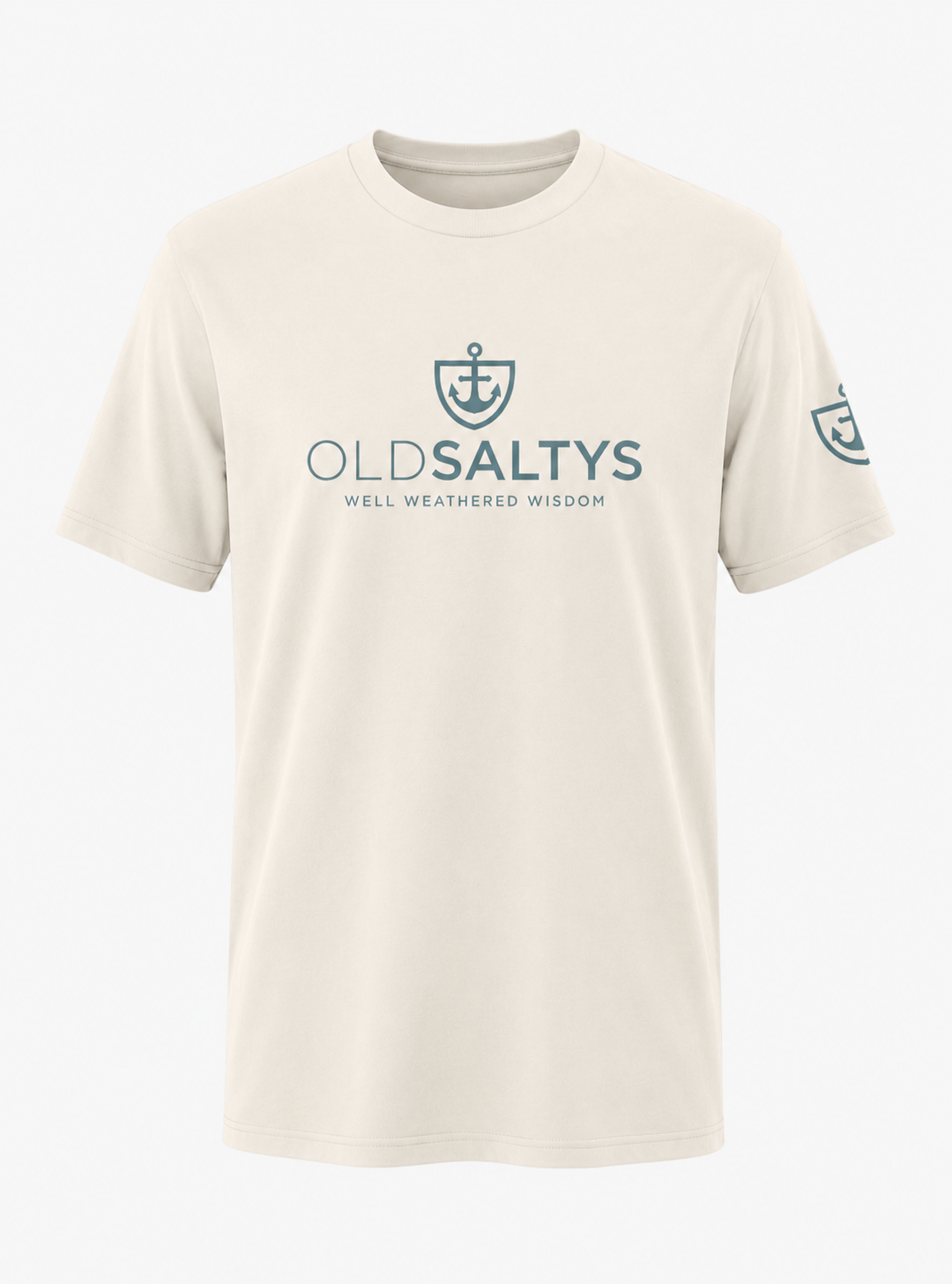 Old Saltys Signature Tee - Sundried Bone