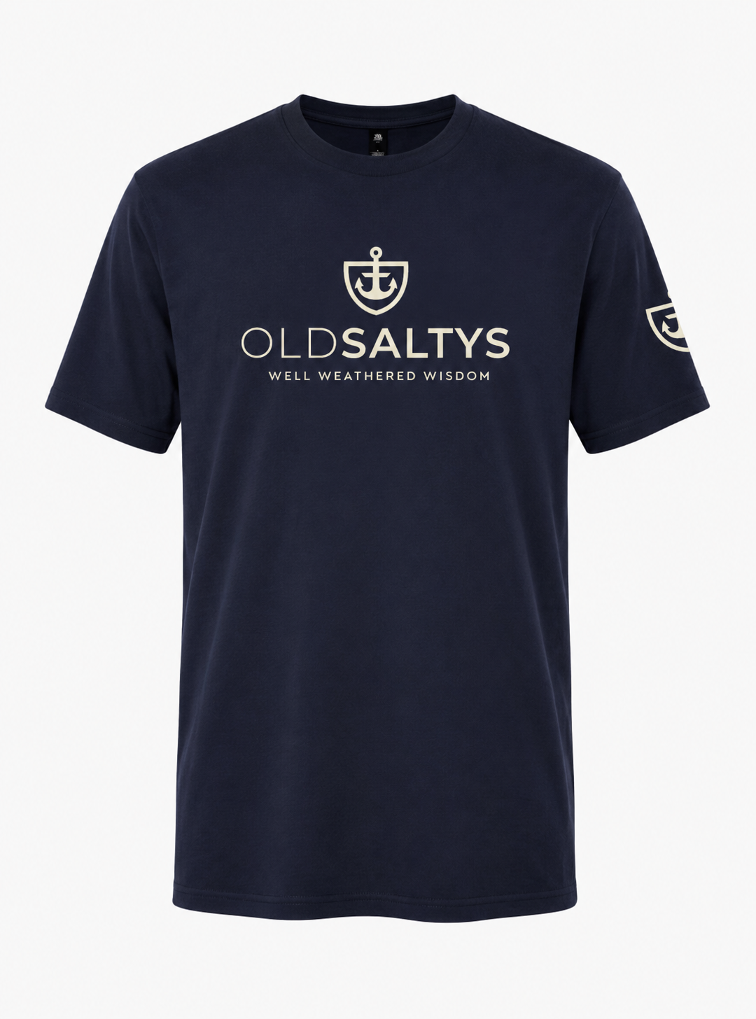 Old Saltys Signature Tee - Bluewater Navy