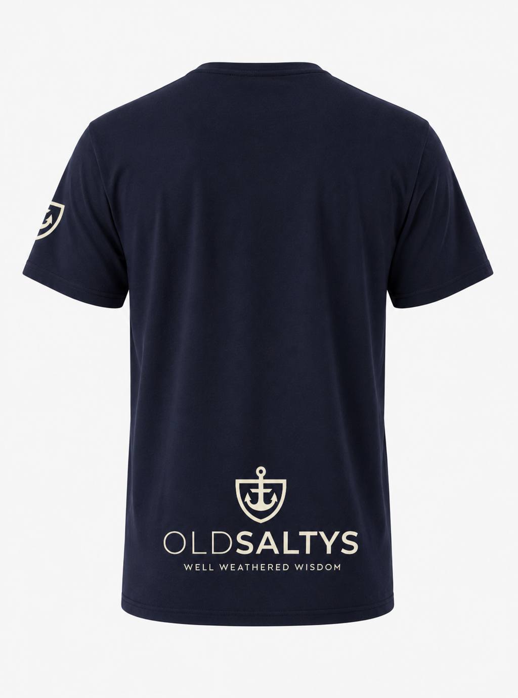 Old Saltys Signature Tee - Bluewater Navy