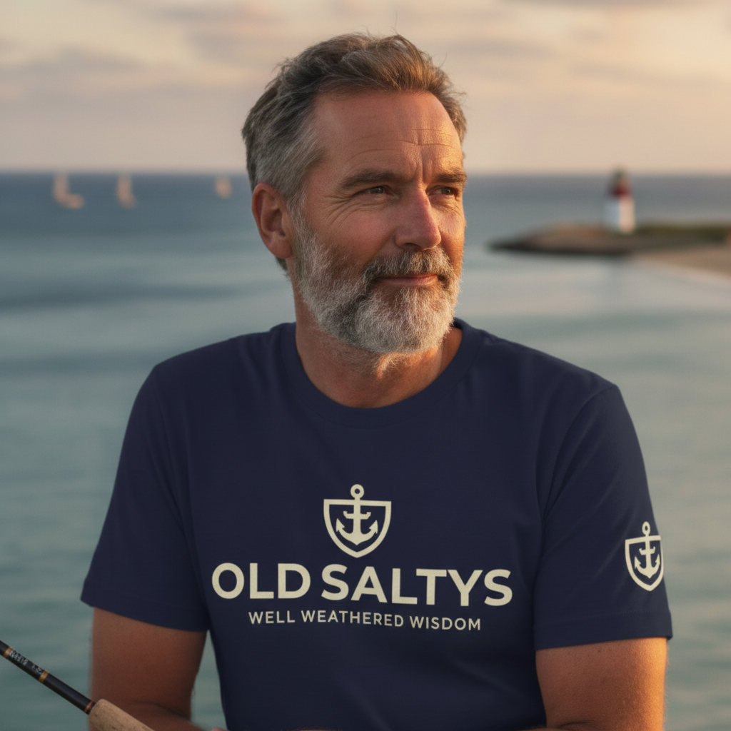 Navy Fisherman Tight Crop