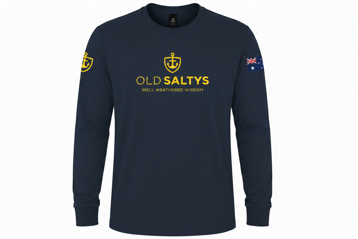 Old Saltys Midnight Navy Long Sleeve